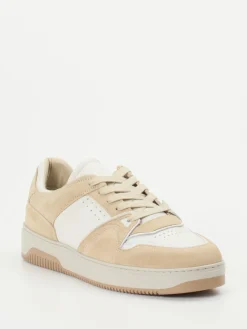 – Sneaker aus Kalbleder und Veloursleder Beige*Copenhagen Discount
