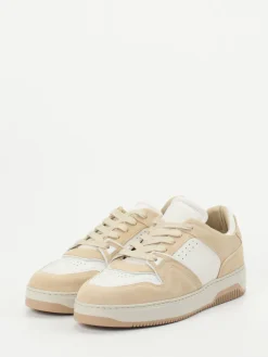 – Sneaker aus Kalbleder und Veloursleder Beige*Copenhagen Discount