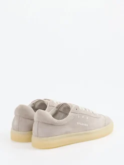 Damen Copenhagen – Sneaker aus Veloursleder sandbeige