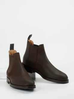 Crockett & Jones – Chelsea Boots aus Veloursleder dunkel*Crockett u0026 Jones Hot