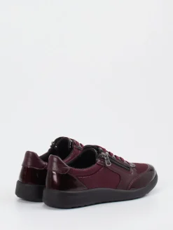 – Komfort-Sneaker aus Stretch und Leder bordeaux*Cypres Soft Outlet
