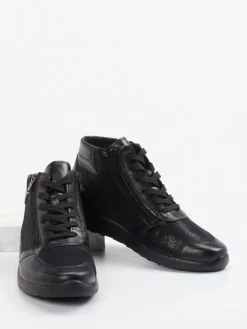 – Schnürstiefelette aus Stretchleder*Cypres Soft Discount