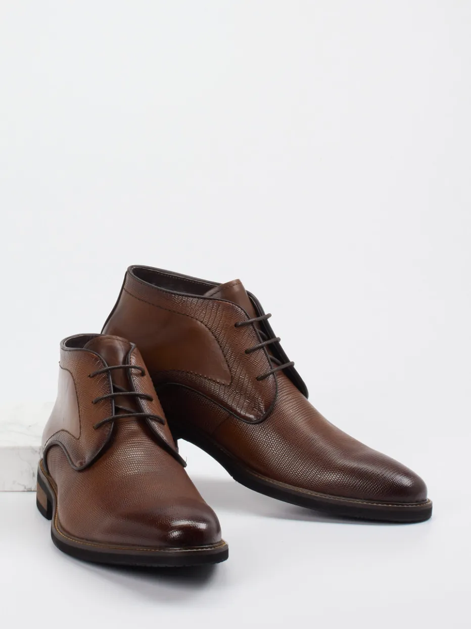 Herren Daniel Kenneth – Desert Boot aus geprägtem Leder