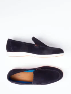 Herren Daniel Kenneth – Loafer aus Veloursleder Dunkel