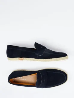 Herren Daniel Kenneth – Loafer aus Veloursleder mit Jute