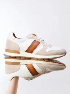 – Retro-Sneaker aus Leder-Mix Off-White*Daniel Kenneth Outlet