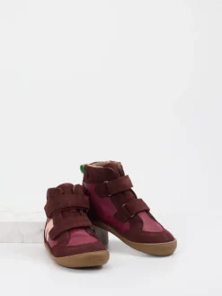 – Kinder-Halbschuhe aus Veloursleder wein*develab Outlet