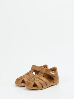– Sandalen aus Kalbleder cognac*develab Outlet