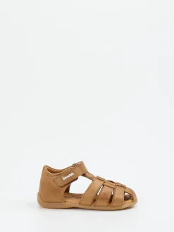 – Sandalen aus Kalbleder cognac*develab Outlet