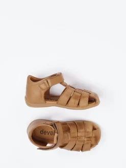 – Sandalen aus Kalbleder cognac*develab Outlet