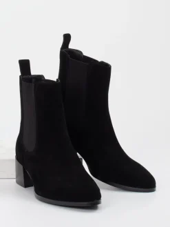 Damen Di Lauro – Chelsea Boots aus Veloursleder