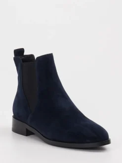 – Chelsea Boots aus Veloursleder Dunkel*Di Lauro Discount