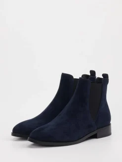 – Chelsea Boots aus Veloursleder Dunkel*Di Lauro Discount