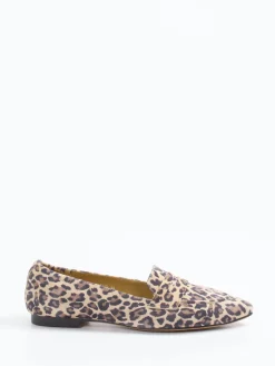 – Loafer aus geprägtem Leder in Leoprint*Di Lauro Discount