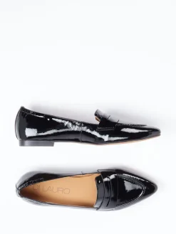 Damen Di Lauro – Loafer aus Lackleder glänzend
