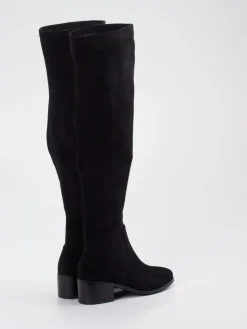 – Overknee-Stiefel aus Veloursleder*Di Lauro Discount