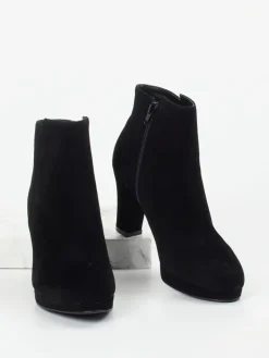 – Stiefeletten aus Veloursleder*Di Lauro Outlet