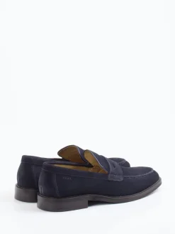 Herren Digel – Loafer aus Veloursleder Dunkel
