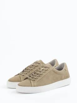 Herren Digel – Sneaker aus Veloursleder sandbeige
