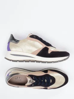 – Fashion-Sneaker aus Metallicleder color*DL Sport Hot