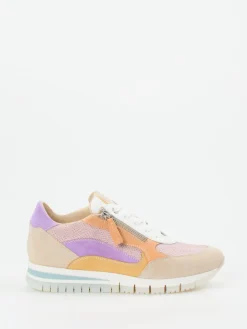 Damen DL Sport – Plateau-Sneaker aus Nubukleder in Pastell