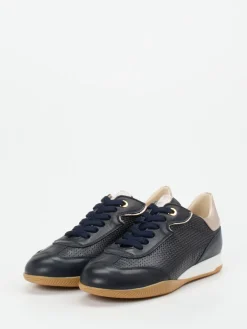 Damen DL Sport – Sneaker aus Kalbleder Dunkel