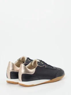 Damen DL Sport – Sneaker aus Kalbleder Dunkel