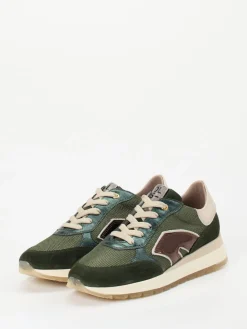 – Sneaker aus Veloursleder Oliv*DL Sport Best