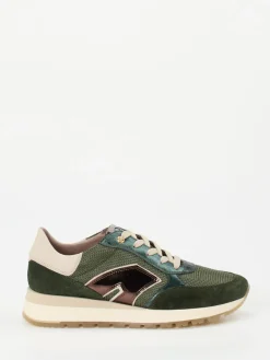 – Sneaker aus Veloursleder Oliv*DL Sport Best