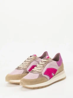 Damen DL Sport – Sneaker aus Veloursleder in Rosé-Mix