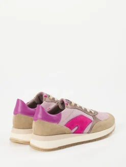 Damen DL Sport – Sneaker aus Veloursleder in Rosé-Mix