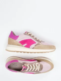 Damen DL Sport – Sneaker aus Veloursleder in Rosé-Mix