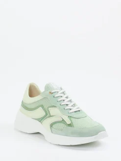 – Sneaker aus Veloursleder und Mesh mint*DL Sport Outlet