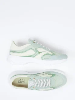 – Sneaker aus Veloursleder und Mesh mint*DL Sport Outlet