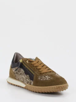 Damen DL Sport – Sneaker aus Veloursleder und Bouclé-Textil