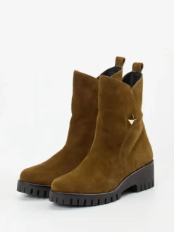 Damen Donna Carolina – Ankle Boots aus Veloursleder