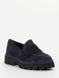 – Chunky Loafer aus Veloursleder Dunkel*Donna Carolina Clearance
