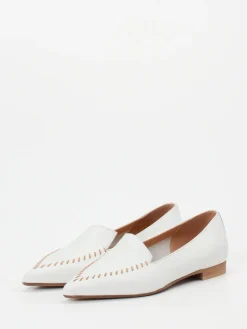 Damen Donna Carolina – Loafer aus Kalbleder in Offwhite