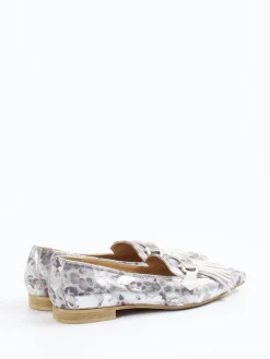 Damen Donna Carolina – Loafer aus Metallicleder