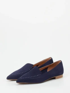 – Loafer aus Veloursleder in Dunkel*Donna Carolina