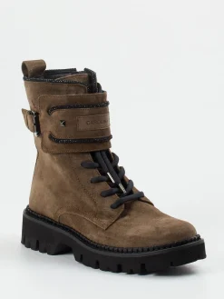 – Schnürboots aus Veloursleder*Donna Carolina New