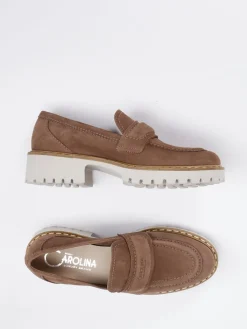 Damen Donna Carolina – Slipper aus Nubukleder in