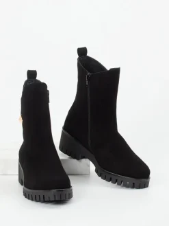 Damen Donna Carolina – Stiefelette aus Veloursleder