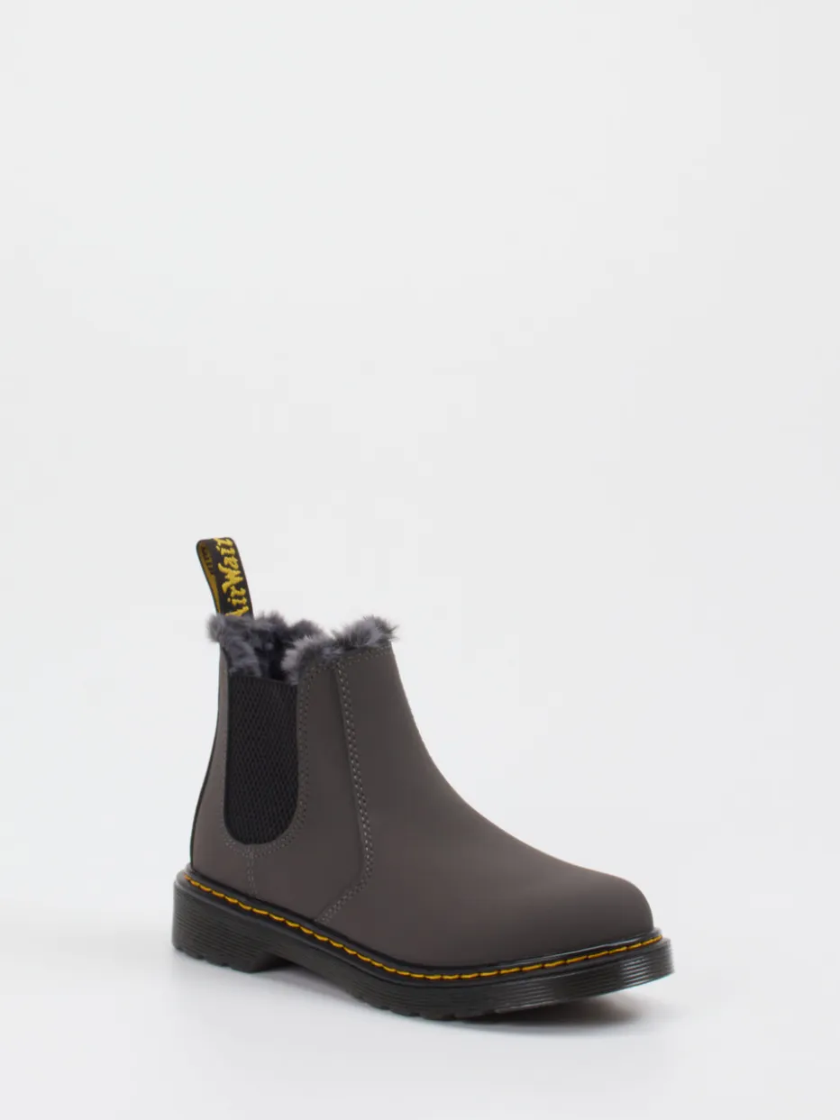 Kinder Dr. Martens – Chelsea Boots aus Synthetik anthrazit