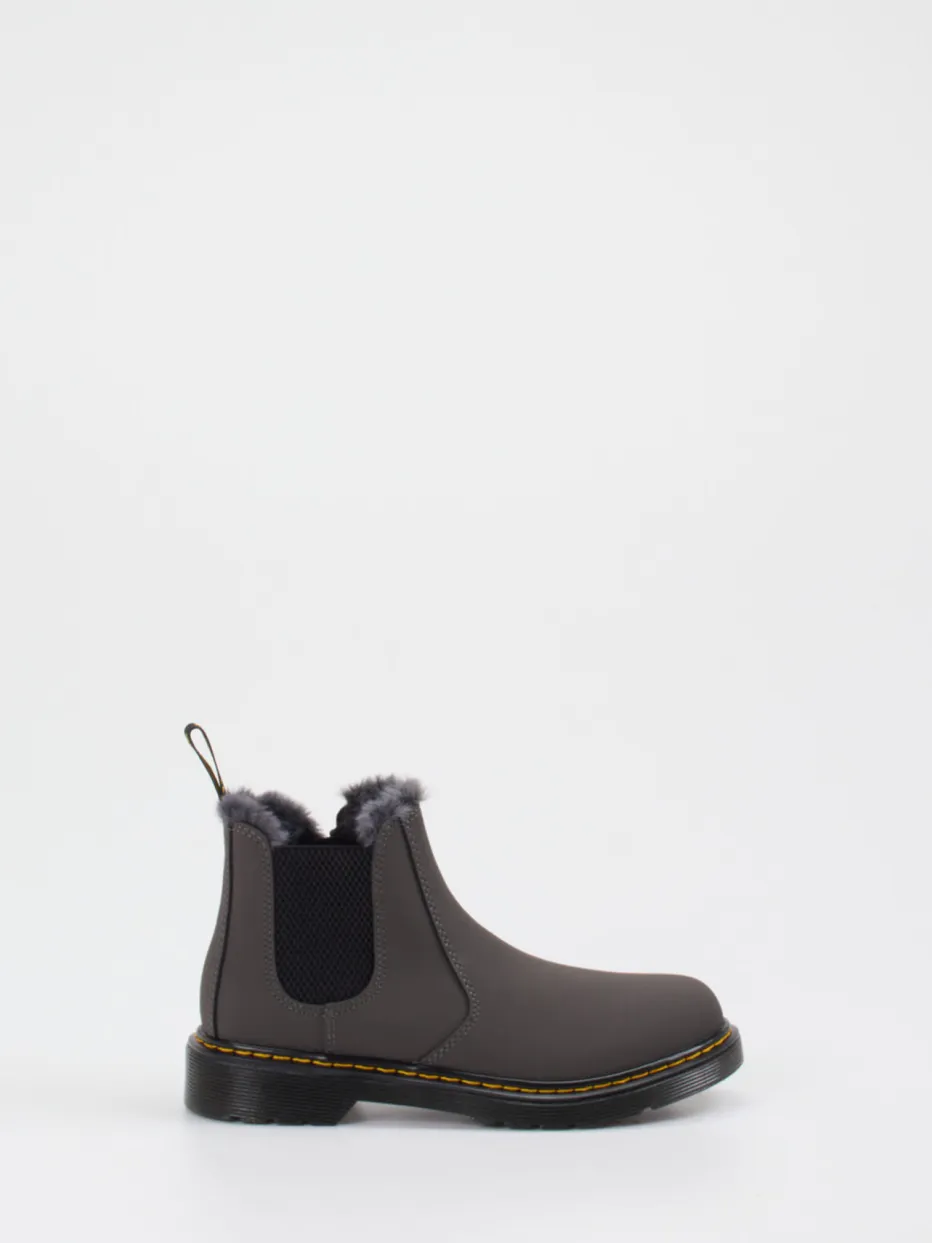 Kinder Dr. Martens – Chelsea Boots aus Synthetik anthrazit