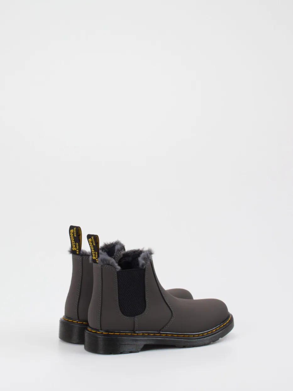 Kinder Dr. Martens – Chelsea Boots aus Synthetik anthrazit