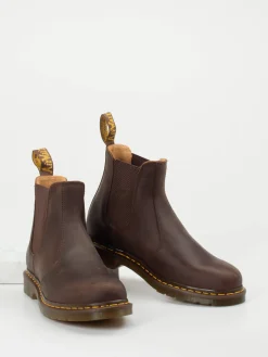 Herren Dr. Martens – Chelsea Boots aus Fettleder dunkel