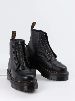 Damen Dr. Martens – Plateau-Stiefelette aus Kalbleder
