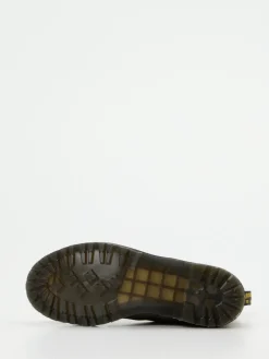 Damen Dr. Martens – Schnürboots aus Nubukleder taupefarben