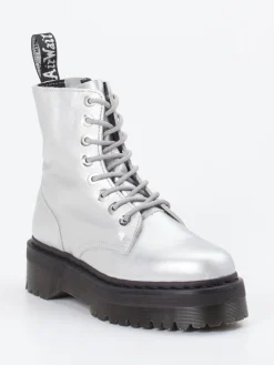 – Schnürboots aus Metallicleder*Dr. Martens New